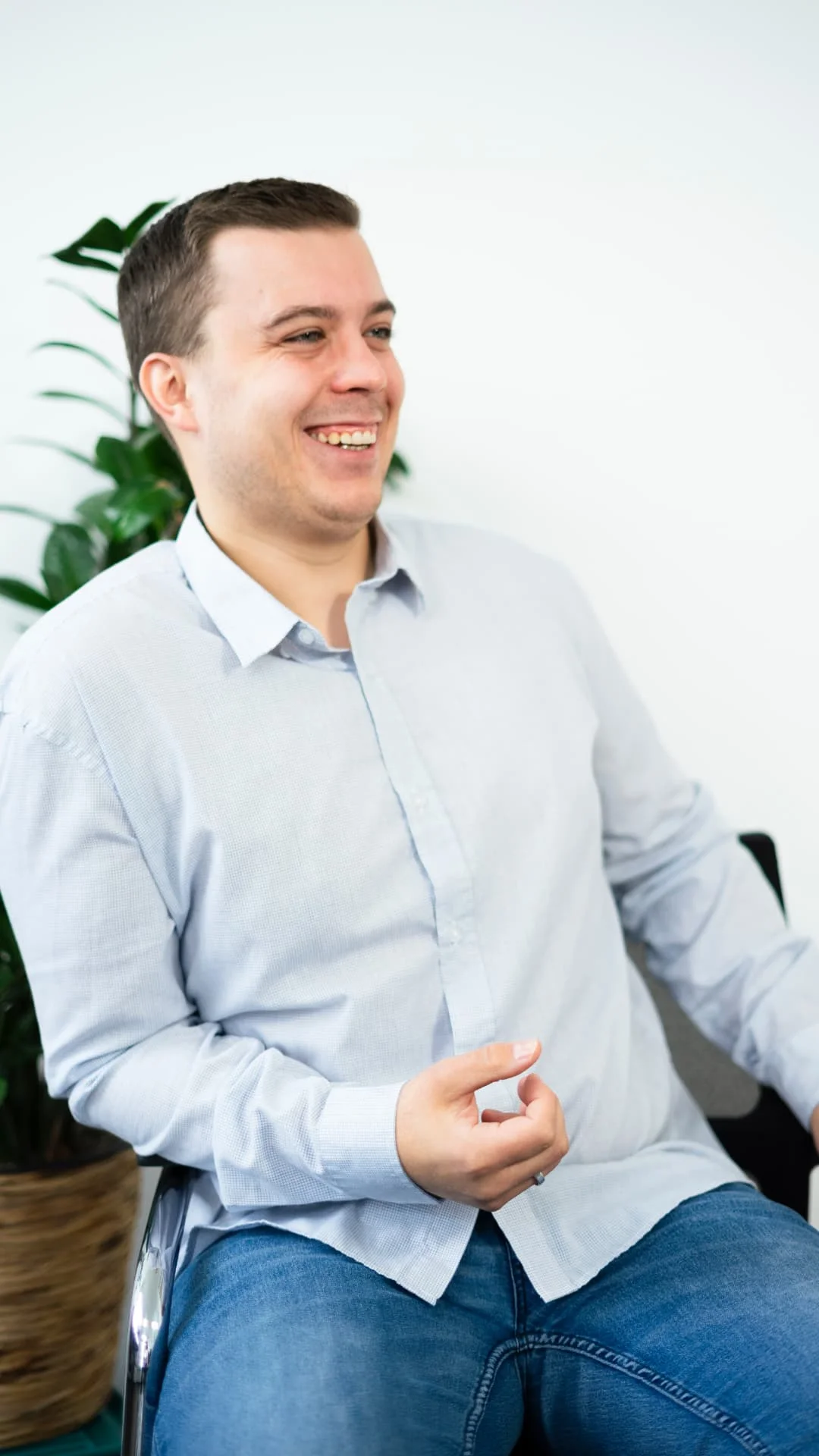 Markus Hubinger im persönlichen Gespräch mit einem Kunden